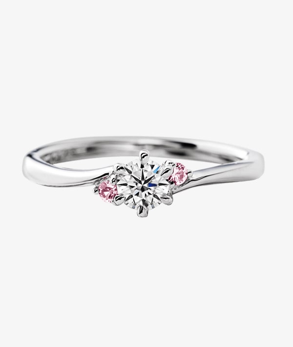 Three-Stone Twist Silver Ring